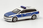 VW Passat Variant B8 Bundespolizei - silber/gelbes Logo - Dachkennung "15 895"