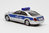 MB S-Klasse (W221) Polizei gepanzert Werttransportbegleitung silber/blau Blaulichtbalken Herpa