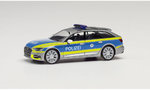 Audi A6 Avant Polizei Thüringen 096256 Herpa Neuheit 07/08 2021