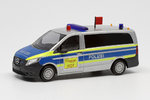 MB Vito Polizei Flagge ROT Vorausfahrzeug Kolonne Eskorte Begleitfahrzeug BUSCH 51100-158