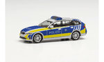 BMW 3er Touring Polizei Bayern weiß/blau Herpa 097000 Neuheit 05/06 2022 VORBESTELLUNG