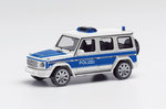 MB G-Klasse Polizei Brandenburg Herpa 097222 Neuheit 01/02 2023
