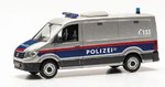 VW Crafter Polizei Österreich Gefangenentransport Herpa 097406 Neuheit 09/10 2023